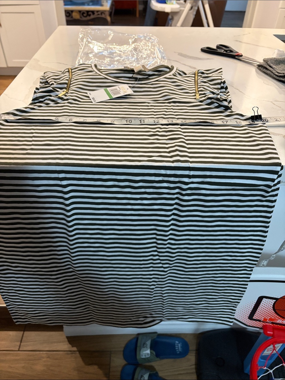 Michael Kors stripe casual dress NWT - Picture 5 of 6
